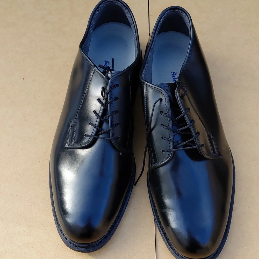 CAPPS Men's Black Leather Oxford Shoes - 14D
